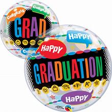 Pkg Happy Graduation Bubble 22"